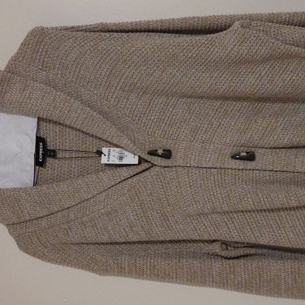 Express brown cardigan